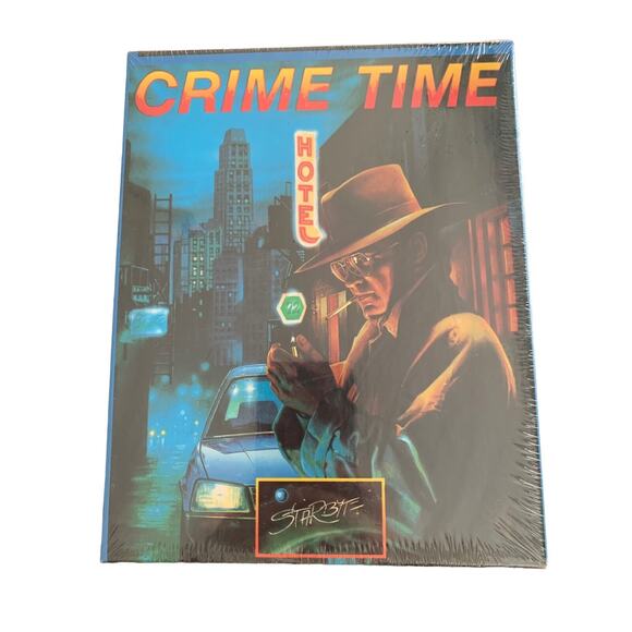 Starbyte Other - Vintage RARE 1991 Crime Time Game for IBM and Compatible Collectible Complete